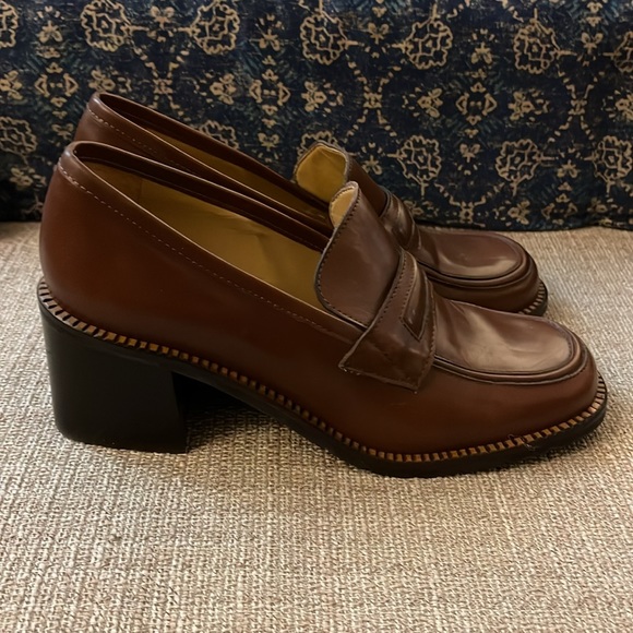 Franco Sarto size 7 brown shoes - Picture 2 of 5